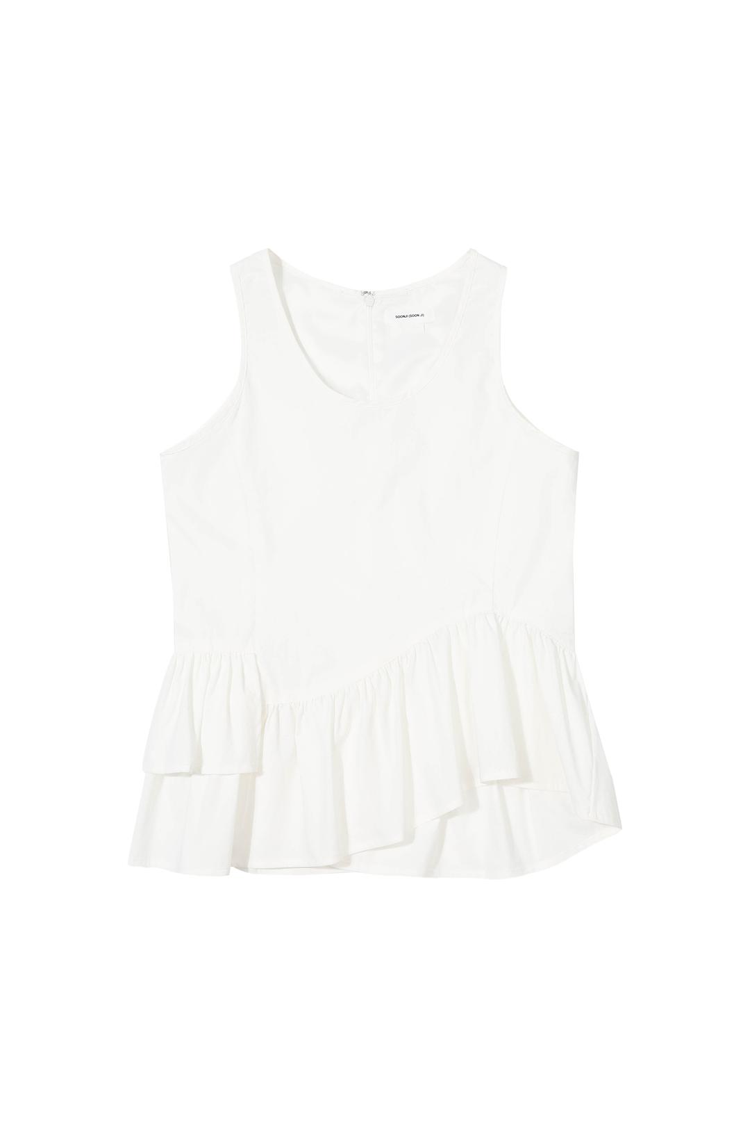 MESSY RUFFLE TOP (B GRADE)
