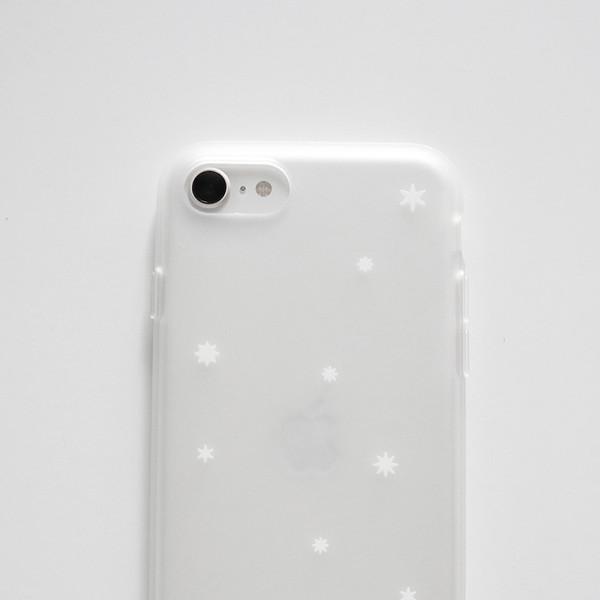 fog snowy case. (반투명 젤리 케이스)