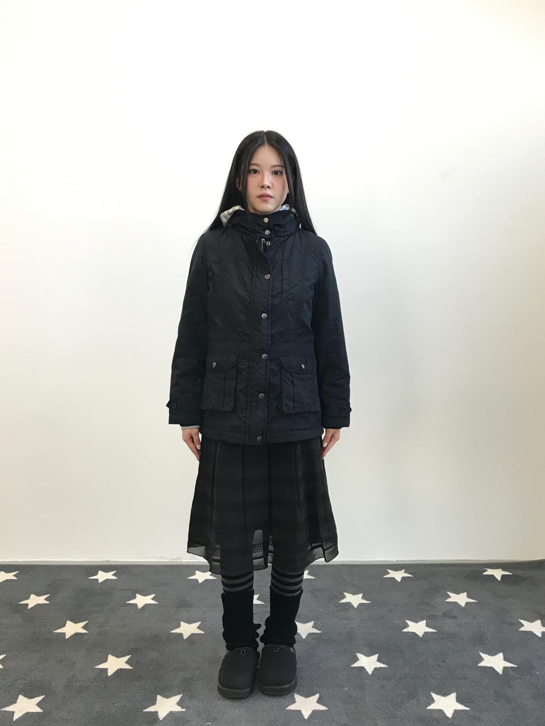 'Michiko London Jeans' Black Field Jacket