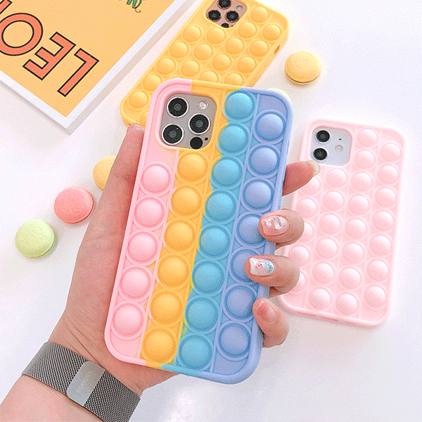 블링블링케이스 푸쉬팝 실리콘케이스 아이폰 갤럭시