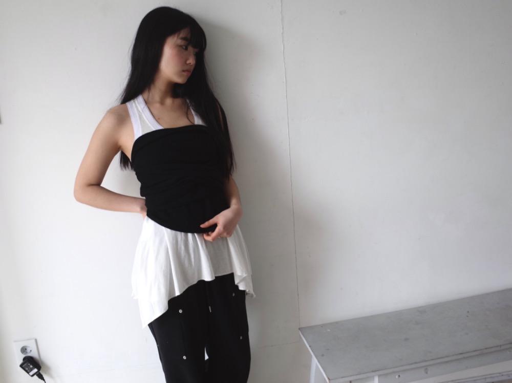 *preorder [KYOBAI] ruffle sleeveless