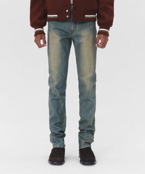 TWISTED COATED JEAN INDIGO