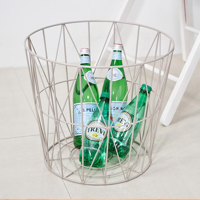 다용도 원형 철제 바스켓 바구니 XL