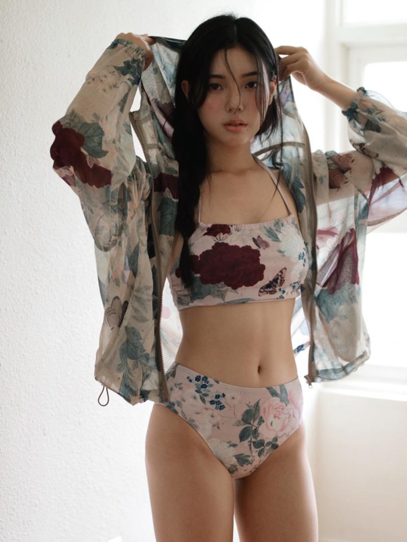 [ 민 화 ] 호접도, bikini ver. ( top + bottom )set