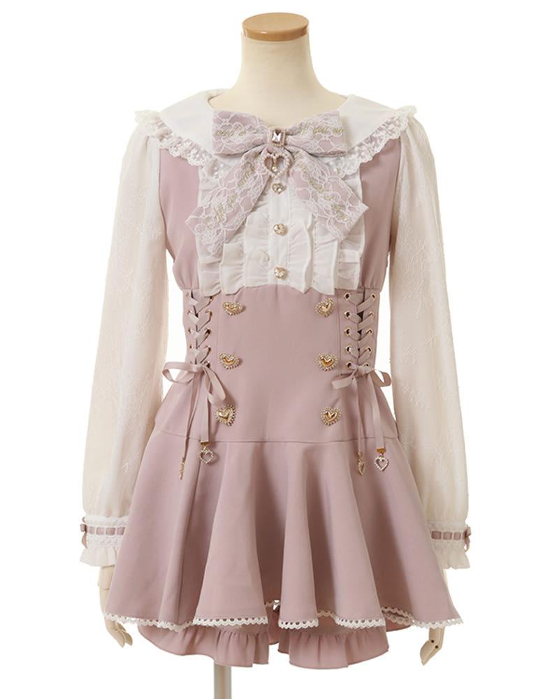 리즈리사 프릴 리본 셋업