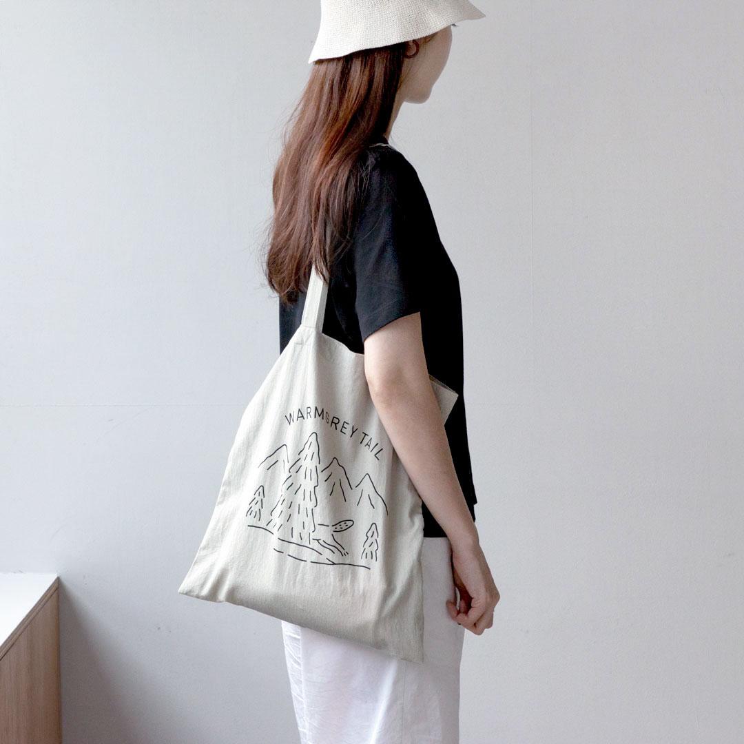 LOGO BAG - WARM GREY