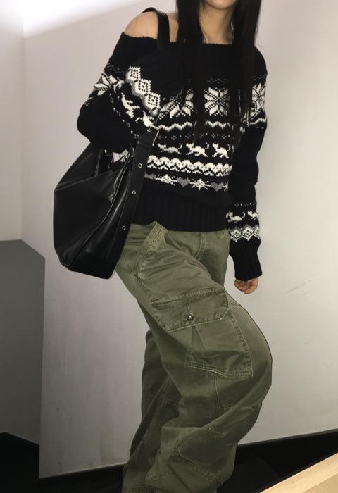 [입고지연] Dipping Cargo Pants [3c]