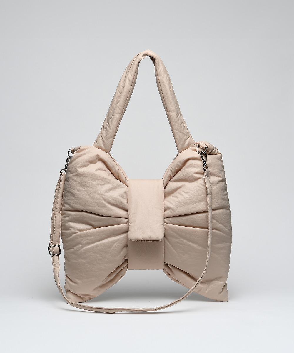 Dewy Ribbon Bag · 듀이 리본백 · Beige
