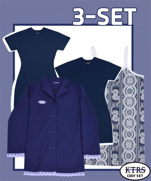 네이비 원피스 세트_FREE