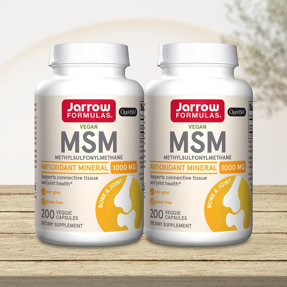 [1+1] 자로우 Opti MSM 식이유황 1,000mg 200캡슐 [원산지:미국]