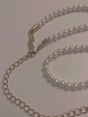 진주 골드 체인 벨트