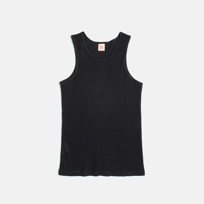 10.5 oz Cotton Tank Top Black