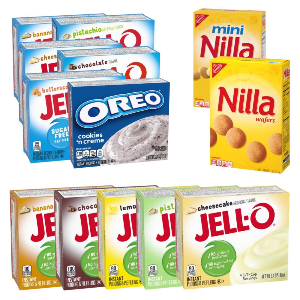 젤로 Jello 푸딩 믹스 20종 골라담기 닐라 웨이퍼 Nilla Wafer