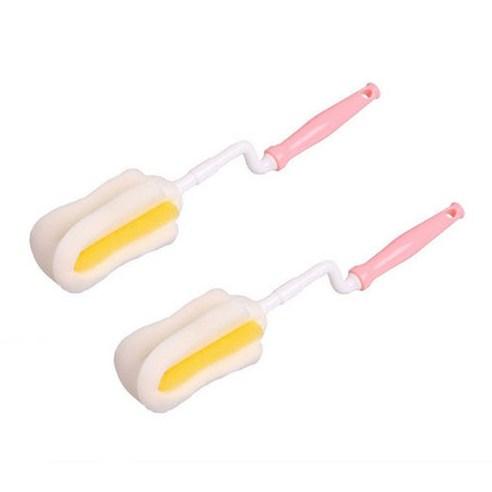 [하이비]텀블러전용 필터폼브러쉬 회전형 라이트핑크