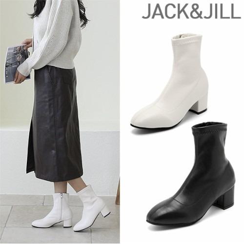 잭앤질 베이직 스판 앵클 부츠(JD2735)