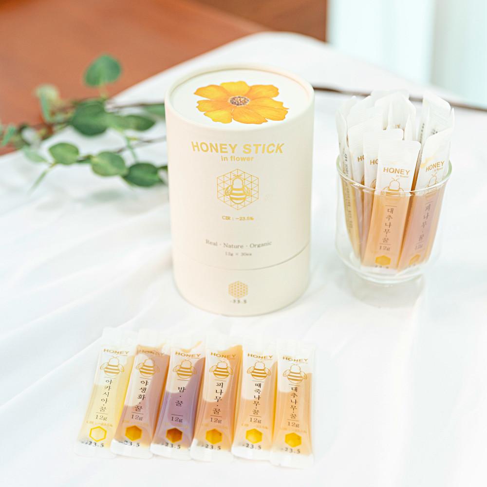 -23.5 꿀스틱 스틱꿀 휴대용 HONEY in flower 30개입 선물 답례품