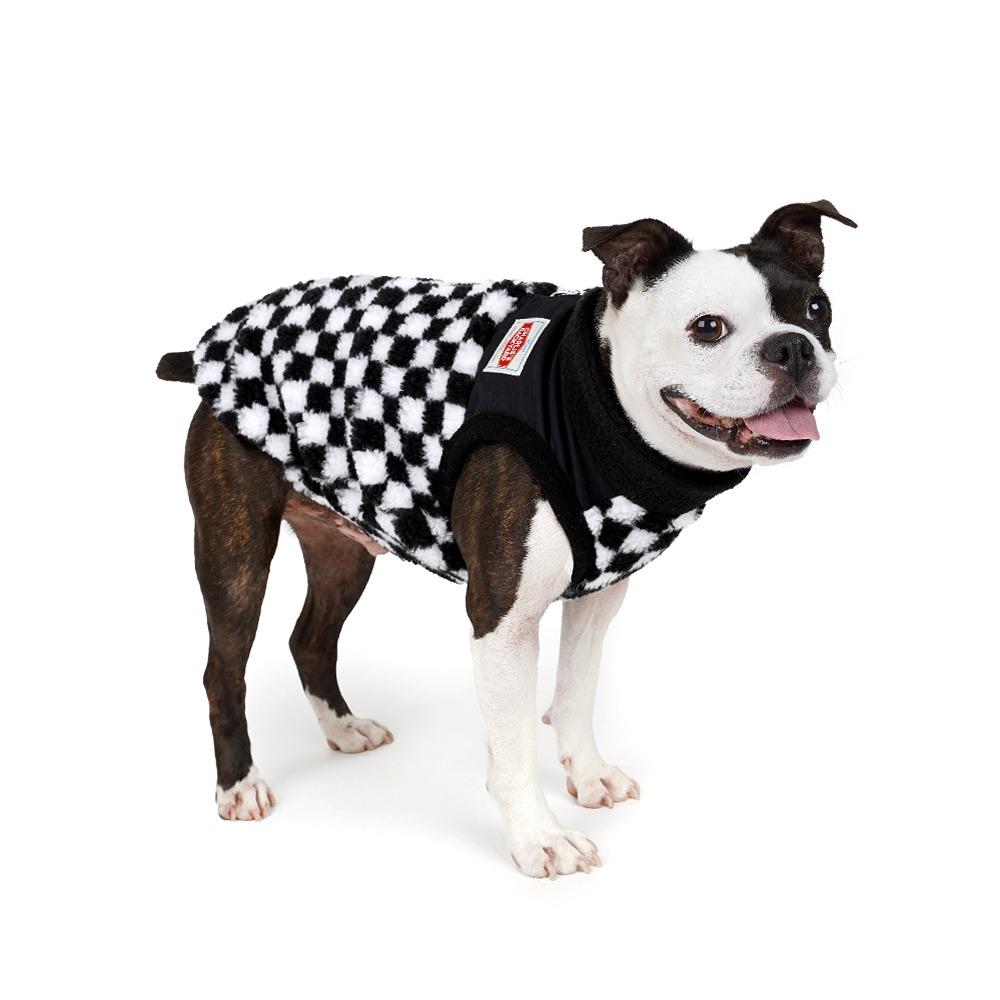 CHECKER VEST / BLACK