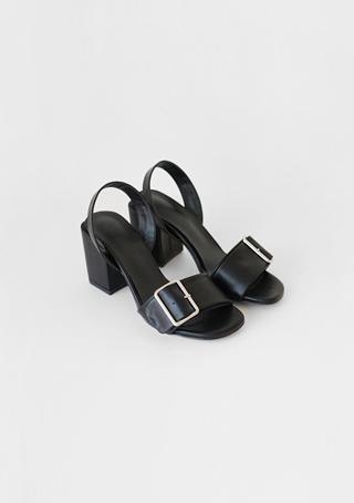 buckle open toe high sling back(3colors)