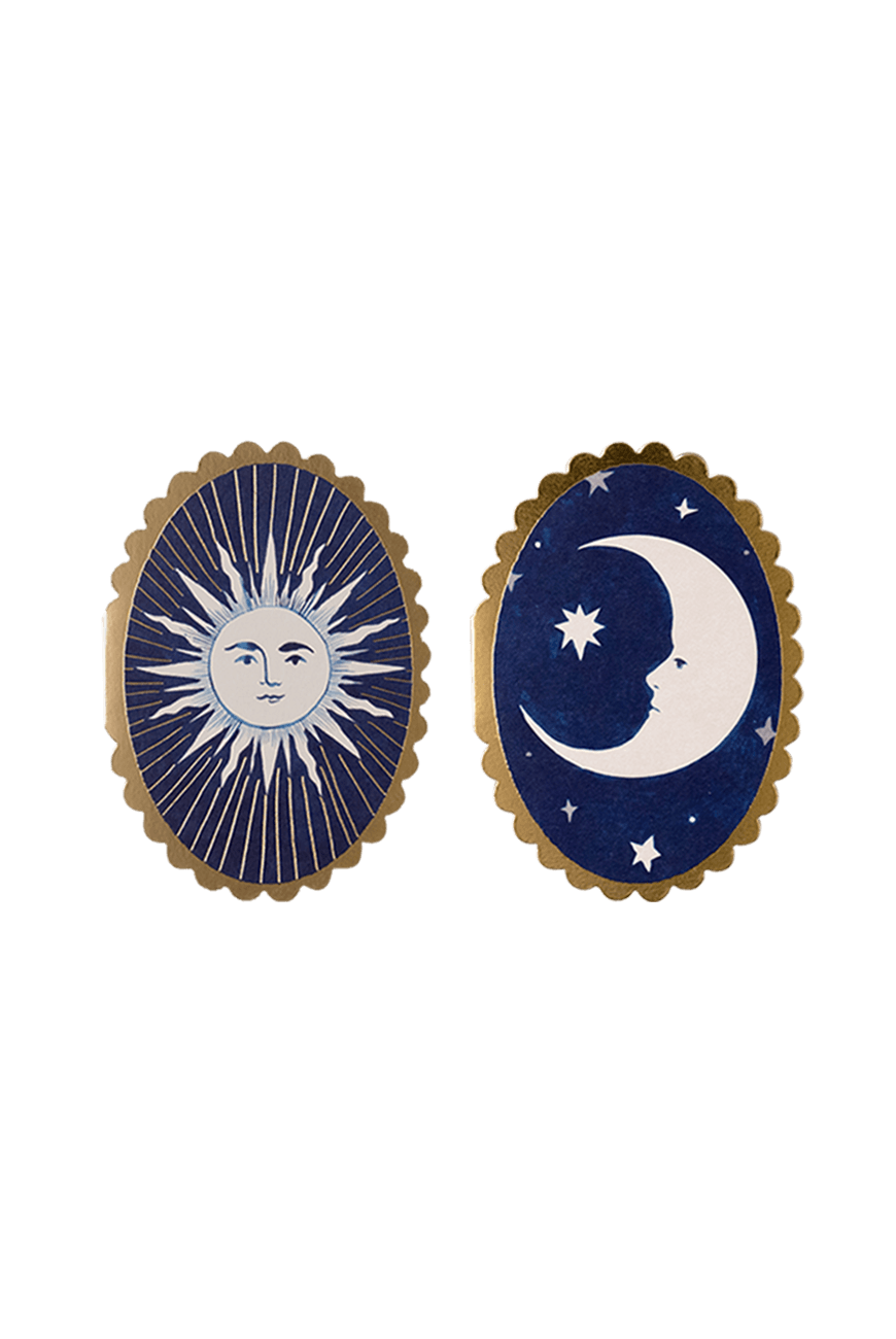 Mini Oval Card - Space