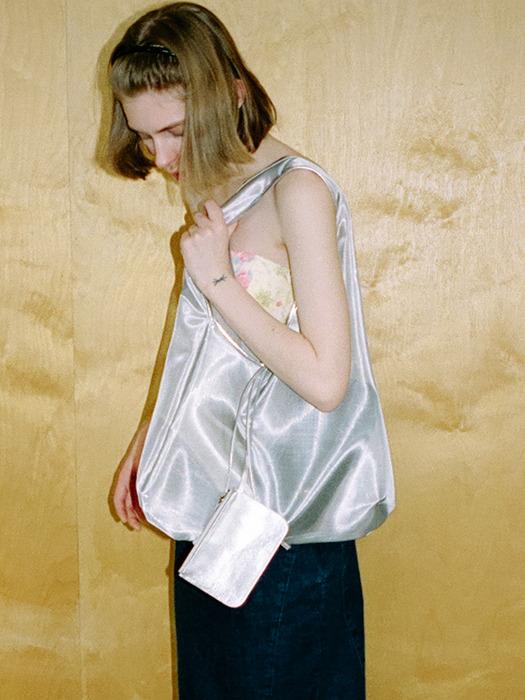 Luv basket bag(Mesh silver)