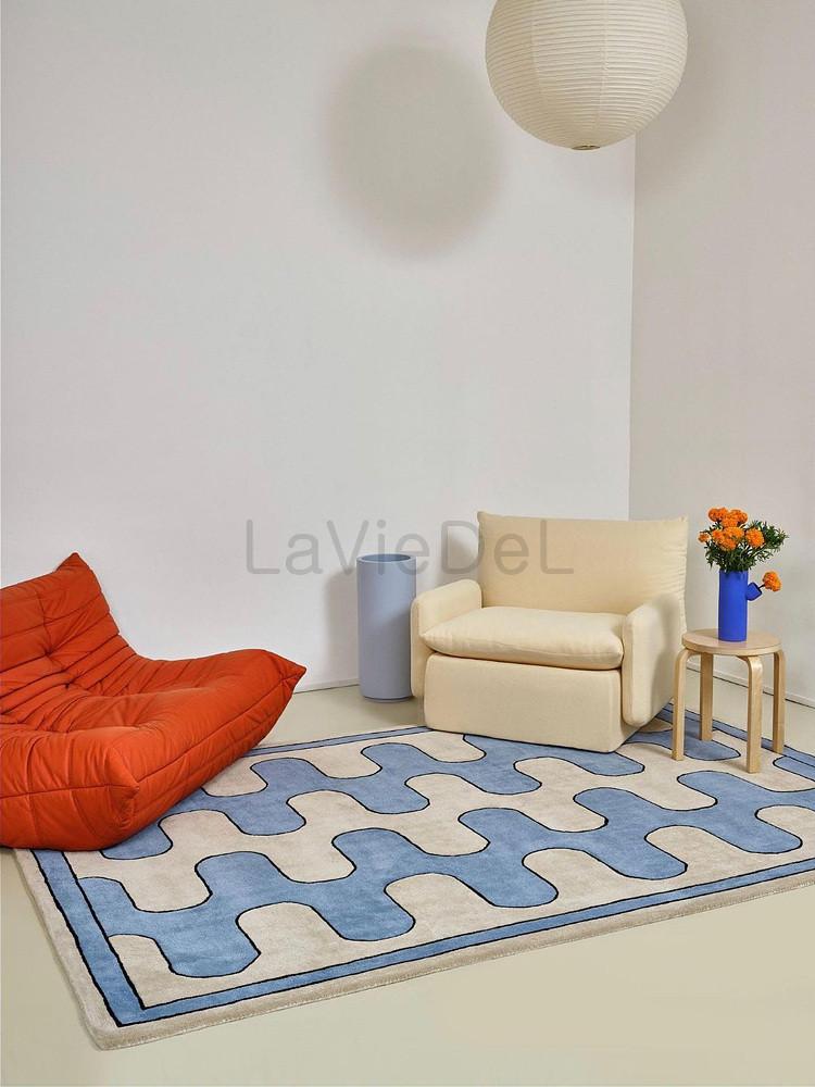 미드센츄리 클래식 모던 인테리어 디자인 수입러그 거실러그 카페트