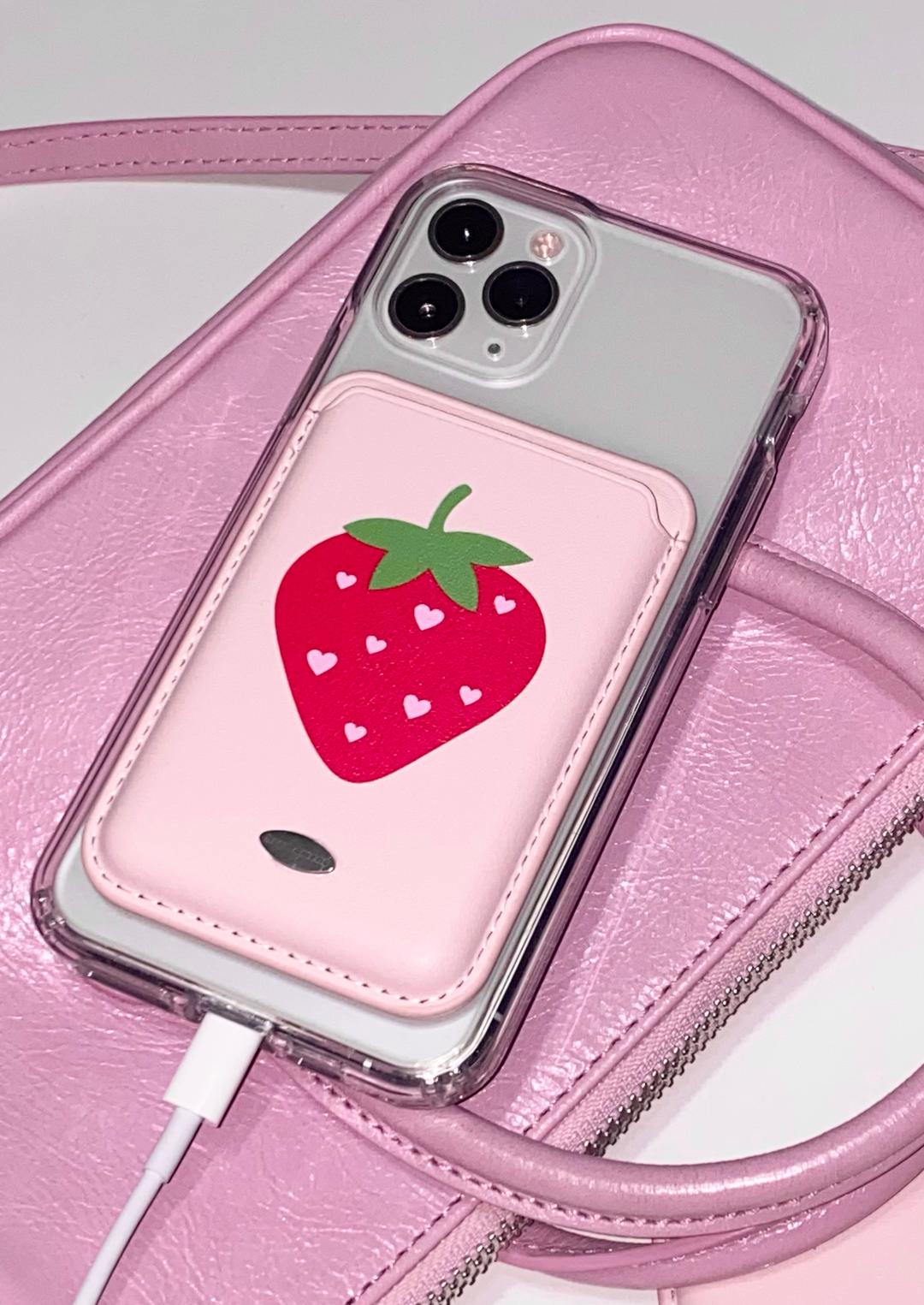 strawberry (맥세이프 카드 지갑)