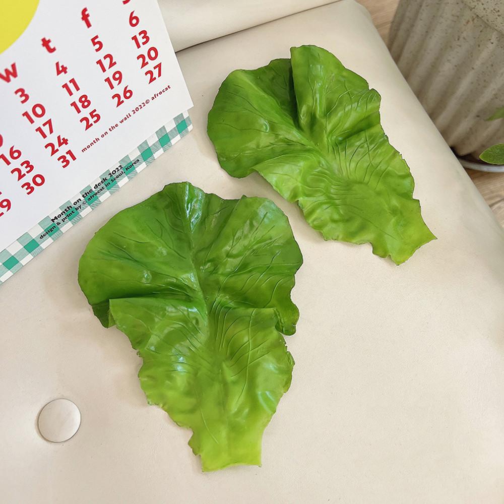 상추 마늘 머리핀 귀여운 헤어핀 특이한 집게핀