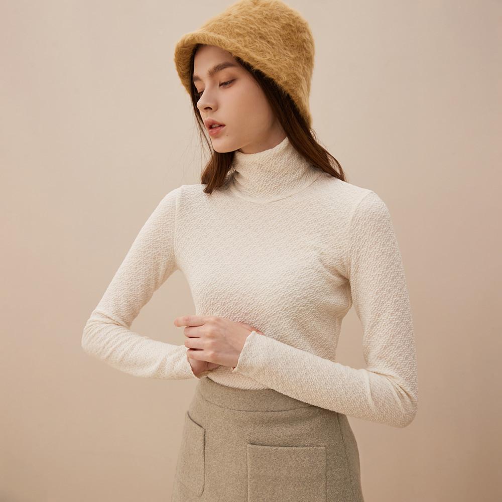 Lace Turtleneck Top_CR