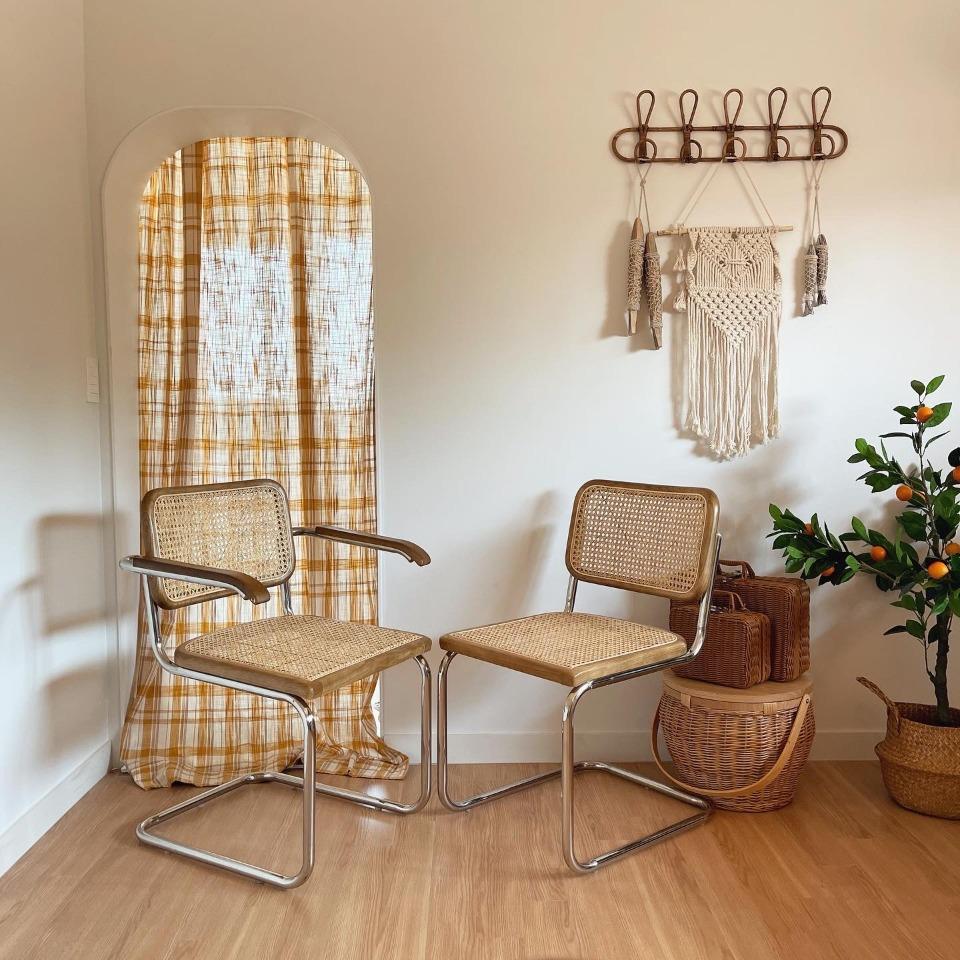 [지아지조] 라탄 원목 세스카 체어 (2 type)