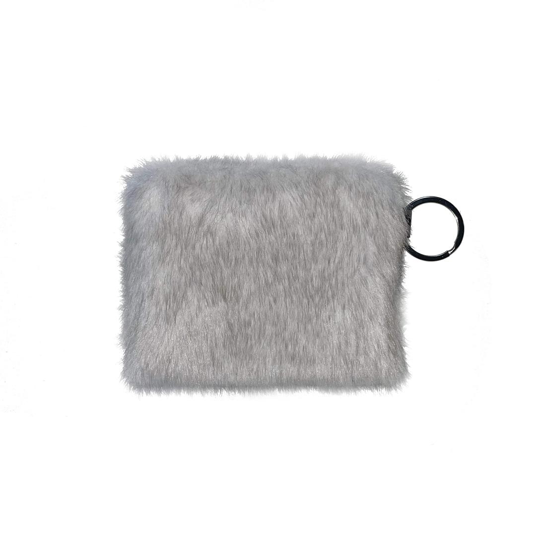 [JX] FLUFFY WALLET (CREAM)