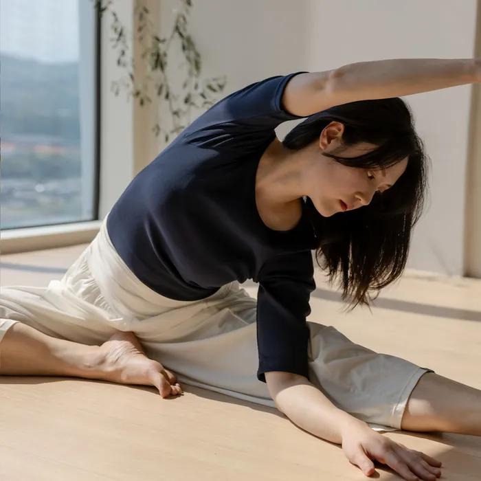 [4TT5464]코튼 스트레치 티셔츠