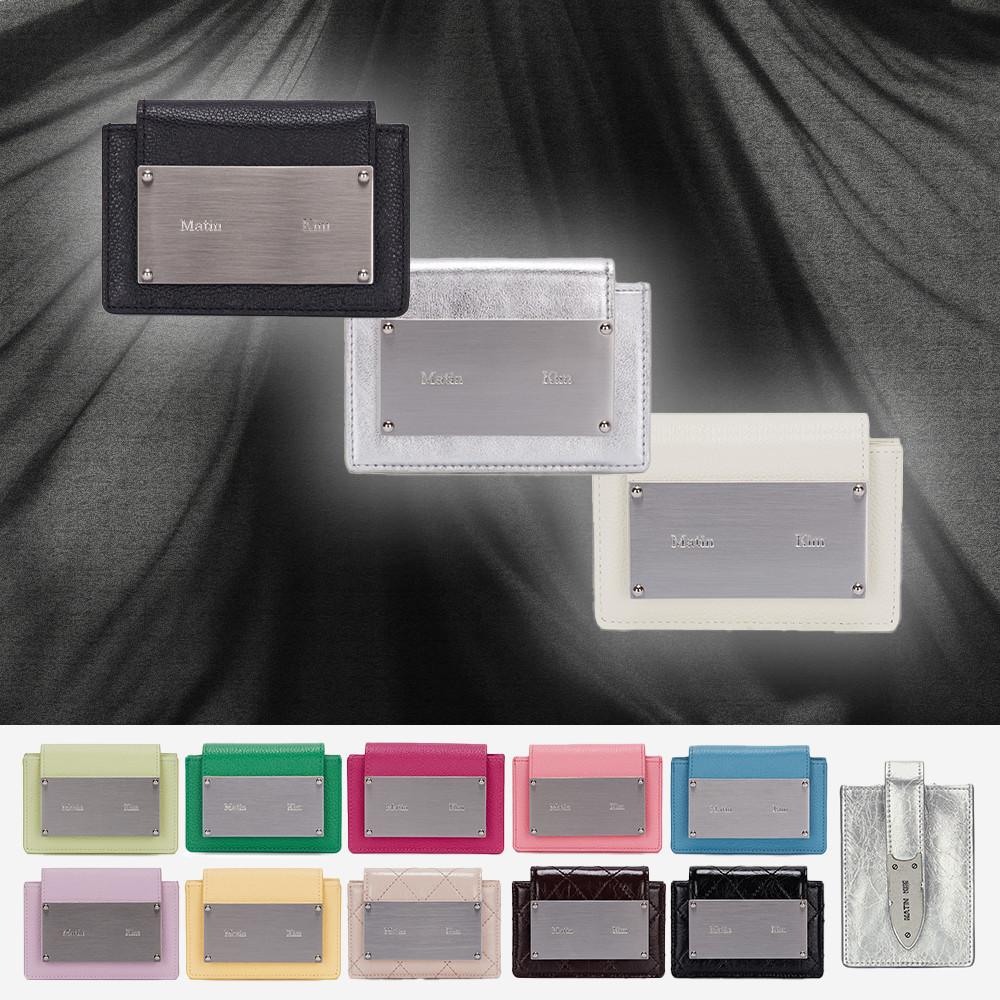 국내매장판 마뗑킴 지갑 글로시 캠프 아코디언 월렛 카드 마땡킴 마틴킴 MATIN KIM