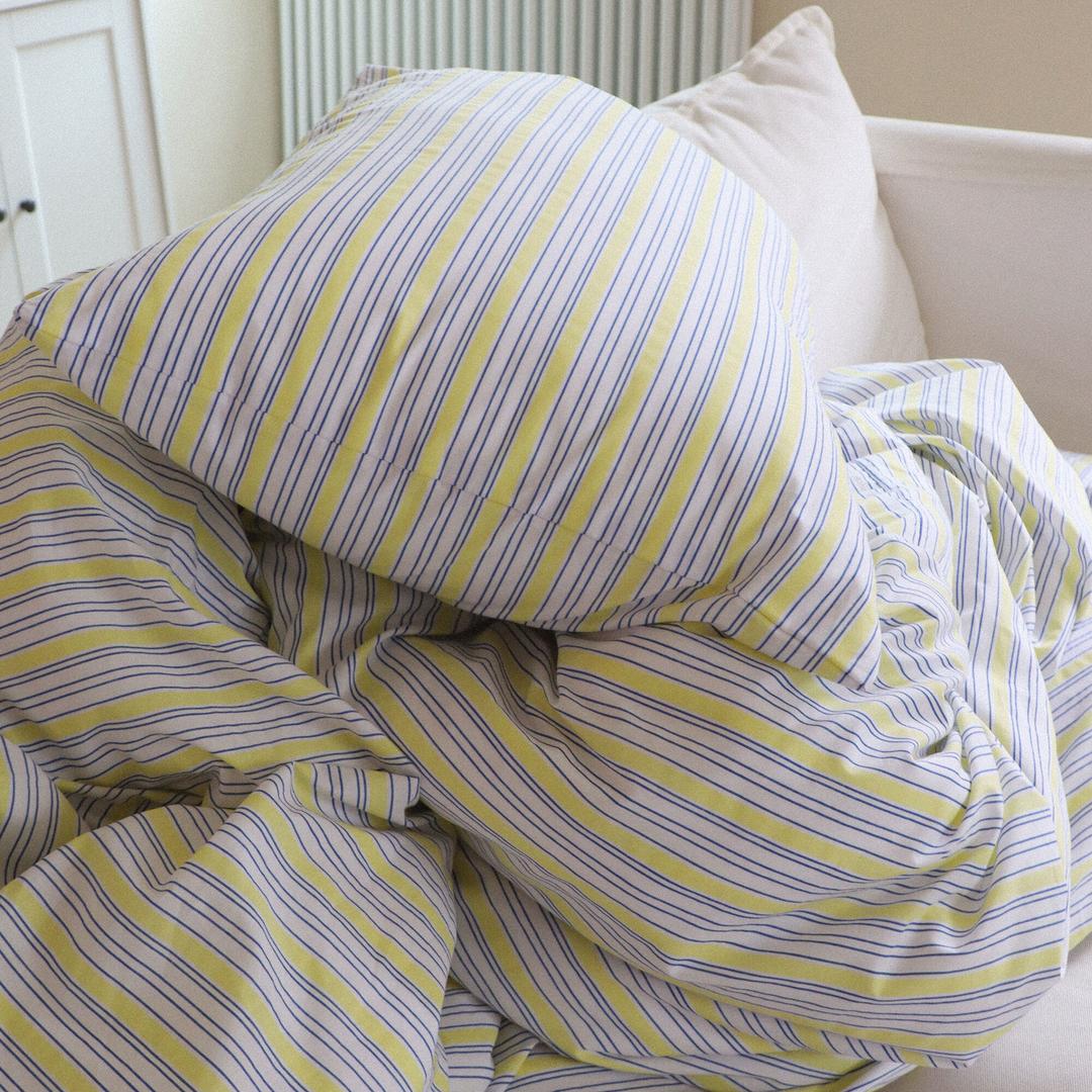 바캉스 스트라이프 이불 커버