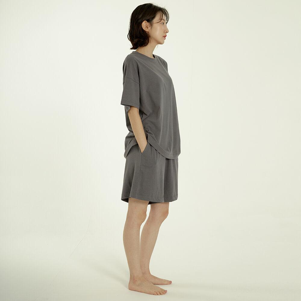 NATURAL DYEING PAJAMA SET HODGE_ COOL GRAY