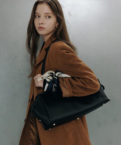 SOFT FRAME SHOULDER BAG_UDBA5F209_BLACK