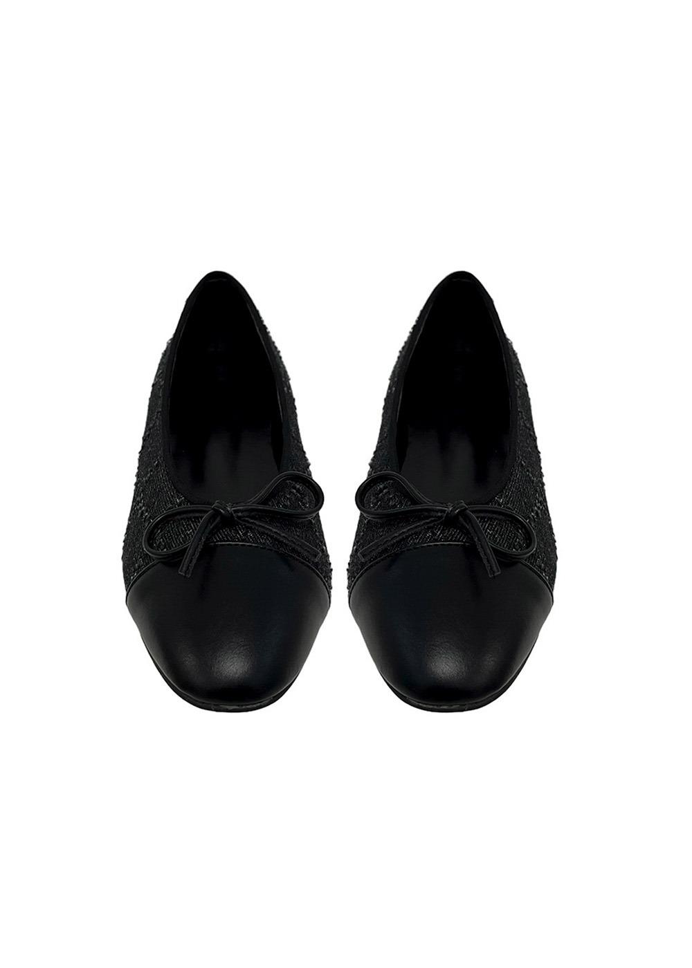 NO.64 BLACK DENIM JEAN FLAT