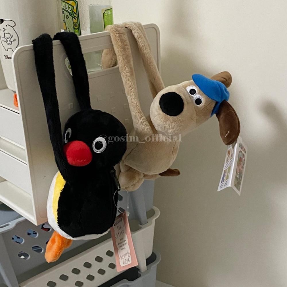 고심 귀여운 강아지 펭귄 커튼타이 커튼 끈 타이백 2종