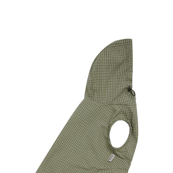 코튼 체크 집업 (Khaki)