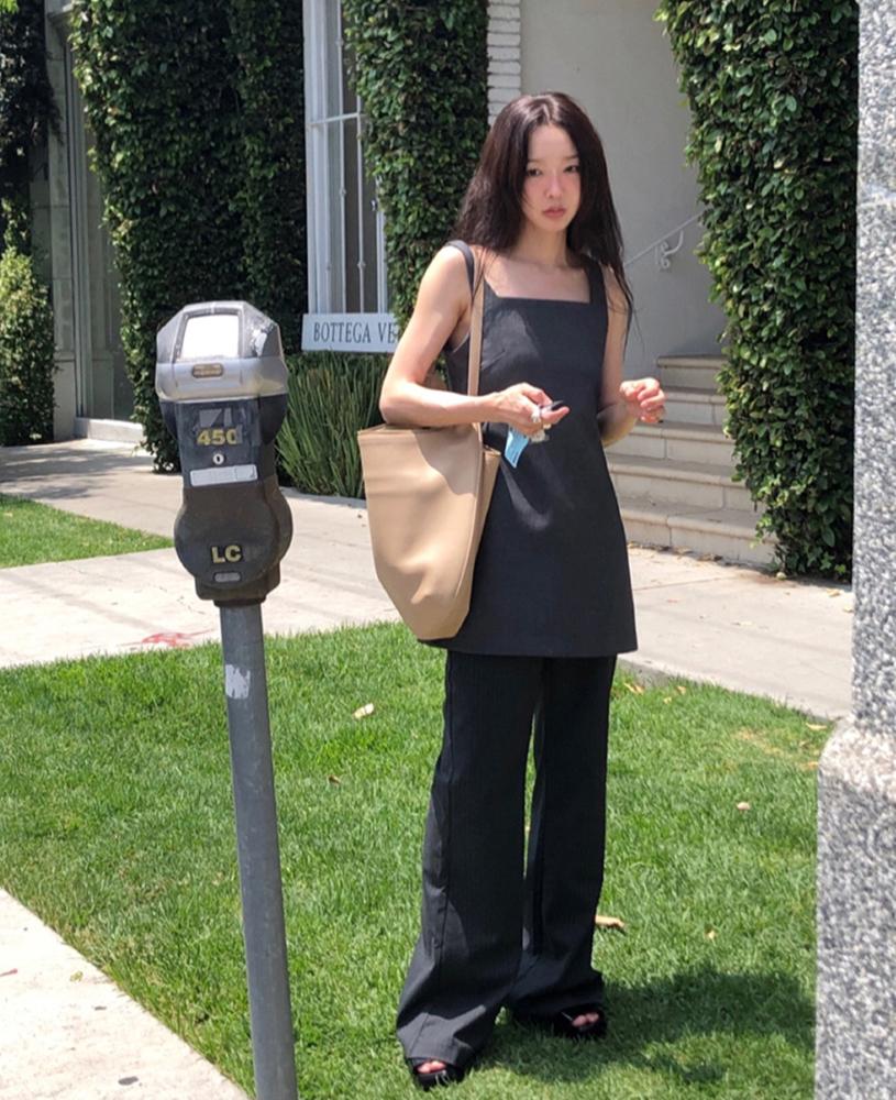 메이비베이비 [당일발송][Dearest] Bennett One Piece (차콜)