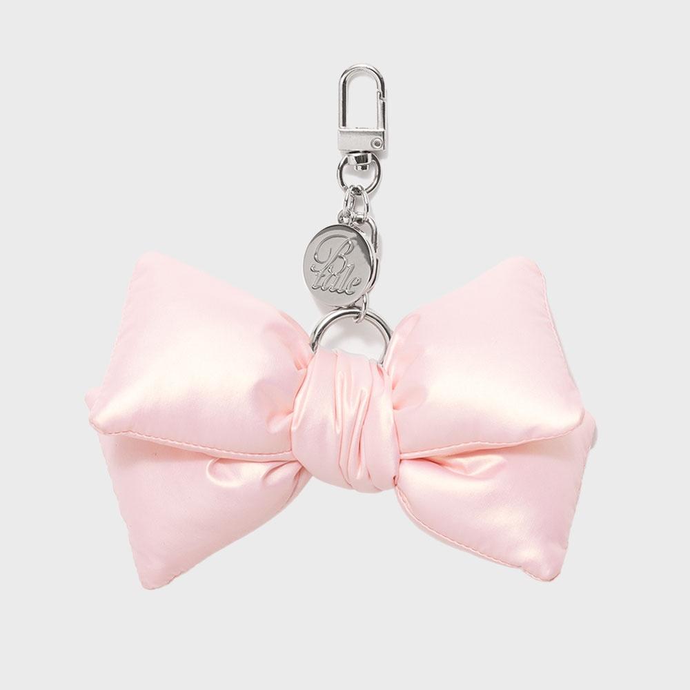 [29CM단독] Padded Ribbon Keyring (Ballerina Pink)