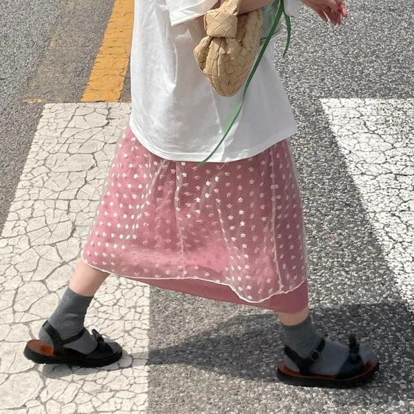 <made> 🦩flamingo layered dress (15차)
