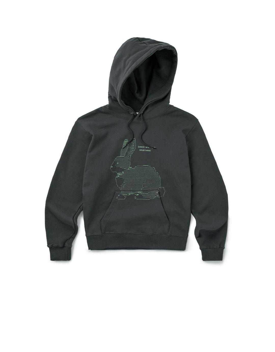 [Mmlg W] DOT MELGE HOODIE (SQUID BLACK)