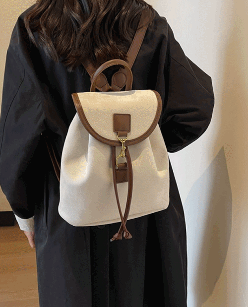 유달리 미니백팩 스웨이드 미니백 스몰백