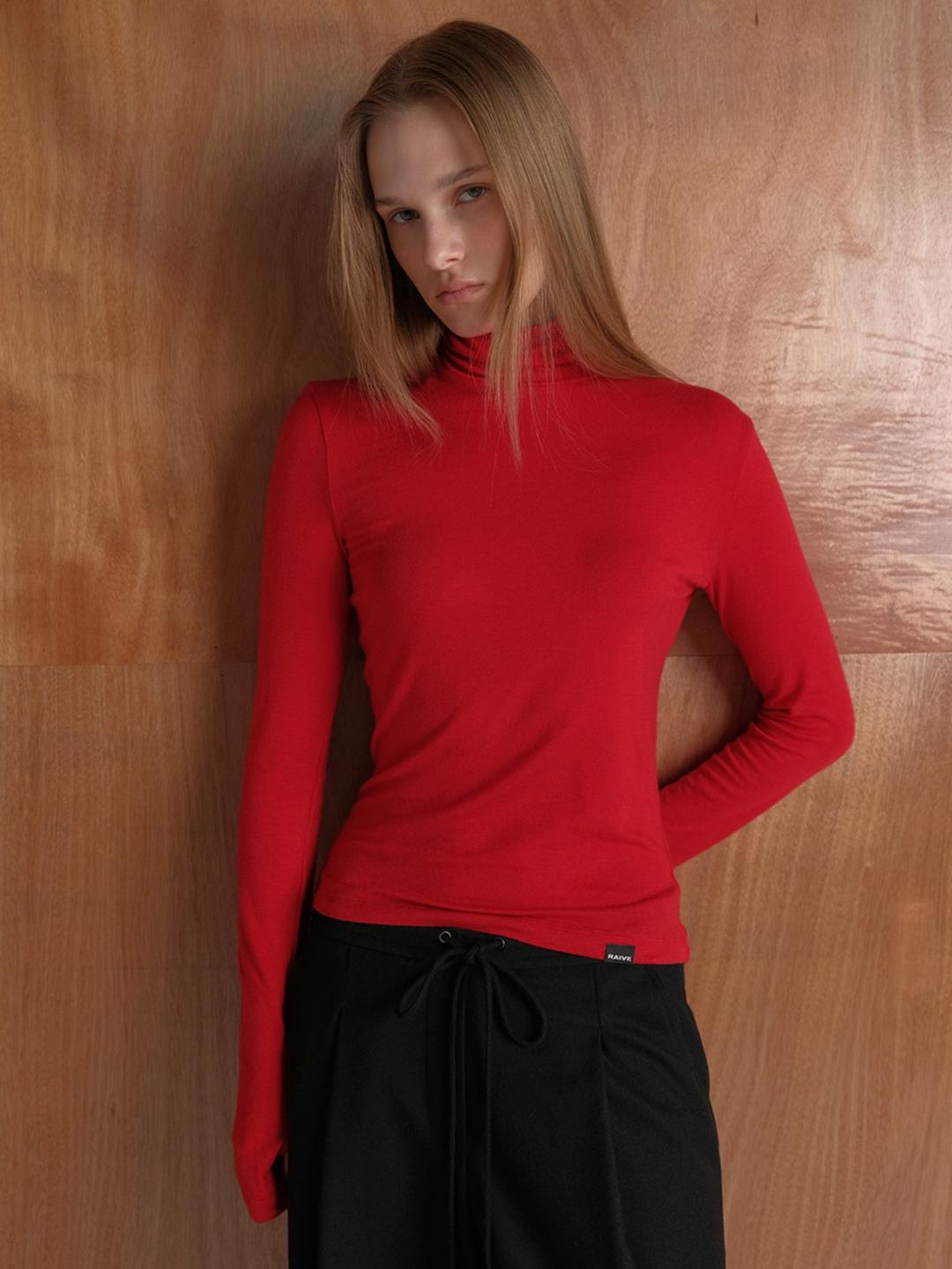 Basic Turtle-neck Top VW5WE630_5color