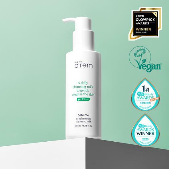 메이크프렘 세이프 미 릴리프 모이스처 클렌징 밀크 200ml