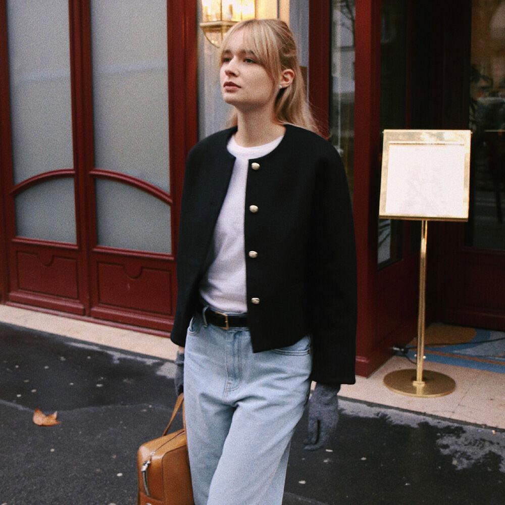 Manon Cropped Jacket (black)