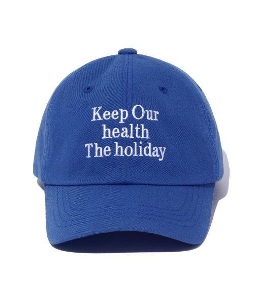 홀리데이 시그니처 볼 캡 [블루]