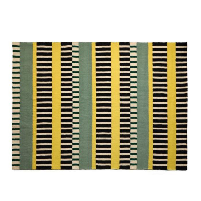Collegerie Rug - Yellow & Mono
