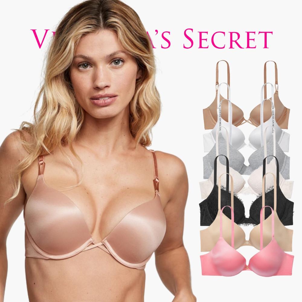 (국내배송) 빅토리아시크릿 속옷 브라 밤쉘 푸쉬업 드림엔젤 티셔츠 왕뽕 6cm 바디프로필