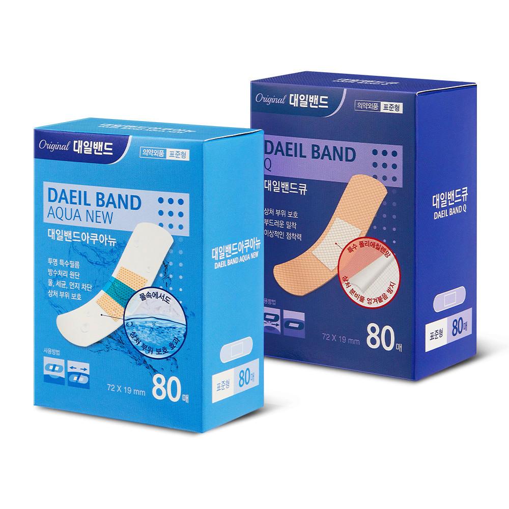 대일밴드 아쿠아밴드 방수밴드 80매 외 상비용품 모음전
